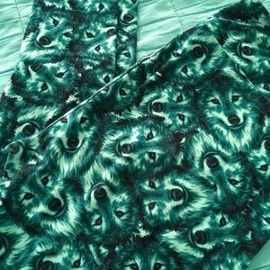 Lularoe tc wolf leggings BNWOT